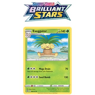 Sword & Shield - Brilliant Stars - 002 Exeggutor (reverse holo)