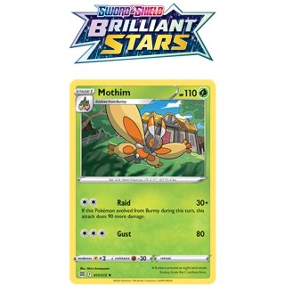 Sword & Shield - Brilliant Stars - 011 Mothim (reverse holo)