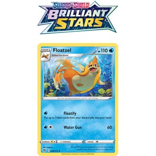 Sword & Shield - Brilliant Stars - 039 Floatzel (reverse holo)