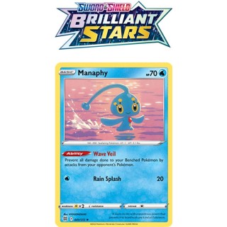 Sword & Shield - Brilliant Stars - 041 Manaphy (reverse holo)