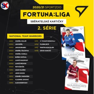 2020/21 SportZoo F:L (E) S2 - Kompletní set National Team Warriors (18 karet)