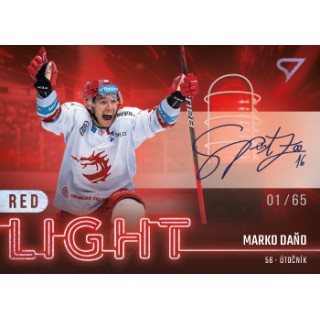 2022-23 SportZoo ELH - Red Light RL-01 Marko Daňo (Base, /50, /65 Auto)
