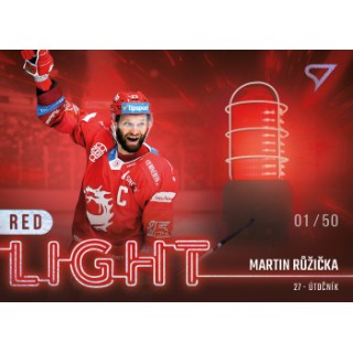 2022-23 SportZoo ELH - Red Light RL-03 Martin Růžička (Base, /50, /65 Auto)