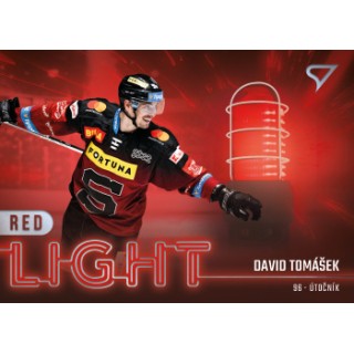 2022-23 SportZoo ELH - Red Light RL-06 David Tomášek (Base, /50, /65 Auto)