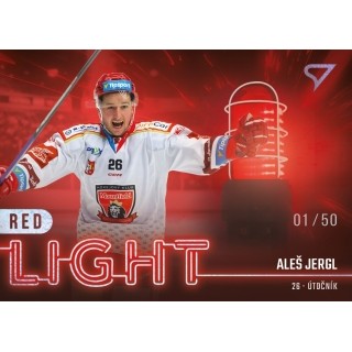 2022-23 SportZoo ELH - Red Light RL-11 Aleš Jergl (Base, /50, /65 Auto)
