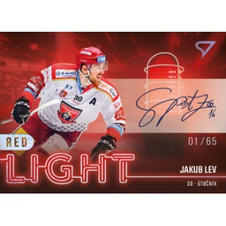 2022-23 SportZoo ELH - Red Light RL-12 Jakub Lev (Base, /50, /65 Auto)