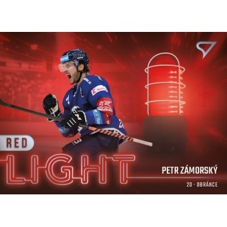 2022-23 SportZoo ELH - Red Light RL-22 Petr Zámorský (Base, /50, /65 Auto)