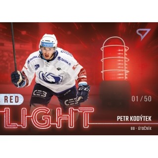 2022-23 SportZoo ELH - Red Light RL-24 Petr Kodýtek (Base, /50, /65 Auto)