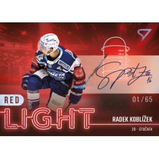 2022-23 SportZoo ELH - Red Light RL-29 Radek Koblížek (Base, /50, /65 Auto)