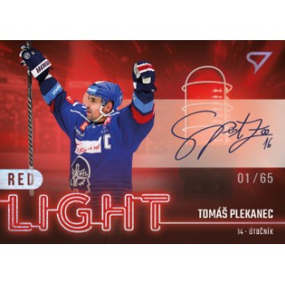 2022-23 SportZoo ELH - Red Light RL-36 Tomáš Plekanec (Base, /50, /65 Auto)