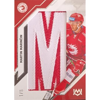 2021-22 SportZoo Extraliga - Unique Mark - Martin Marinčin ´´Písmeno M´´ (limit 1/8)