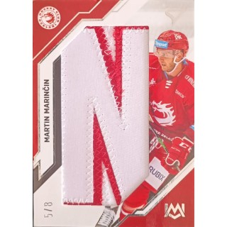 2021-22 SportZoo Extraliga - Unique Mark - Martin Marinčin ´´Písmeno N´´ (limit 5/8)