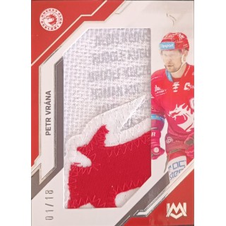 2021-22 SportZoo Extraliga - Unique Mark - Petr Vrána ´´Logo´´ (limit 01/18)