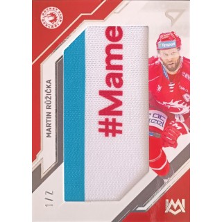 2021-22 SportZoo Extraliga - Unique Mark - Martin Růžička ´´Nápis´´ (limit 1/2)