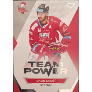 2021-22 SportZoo Extraliga - Team Power - TP-24 David Krejčí