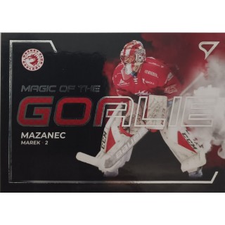2021-22 SportZoo Extraliga - Magic of the Goalie - MG-01 Marek Mazanec