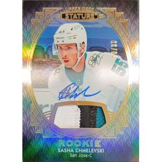 2020-21 UD Stature - 108 Sasha Chmelevski (Rookie limit 10/33 Auto Patch)